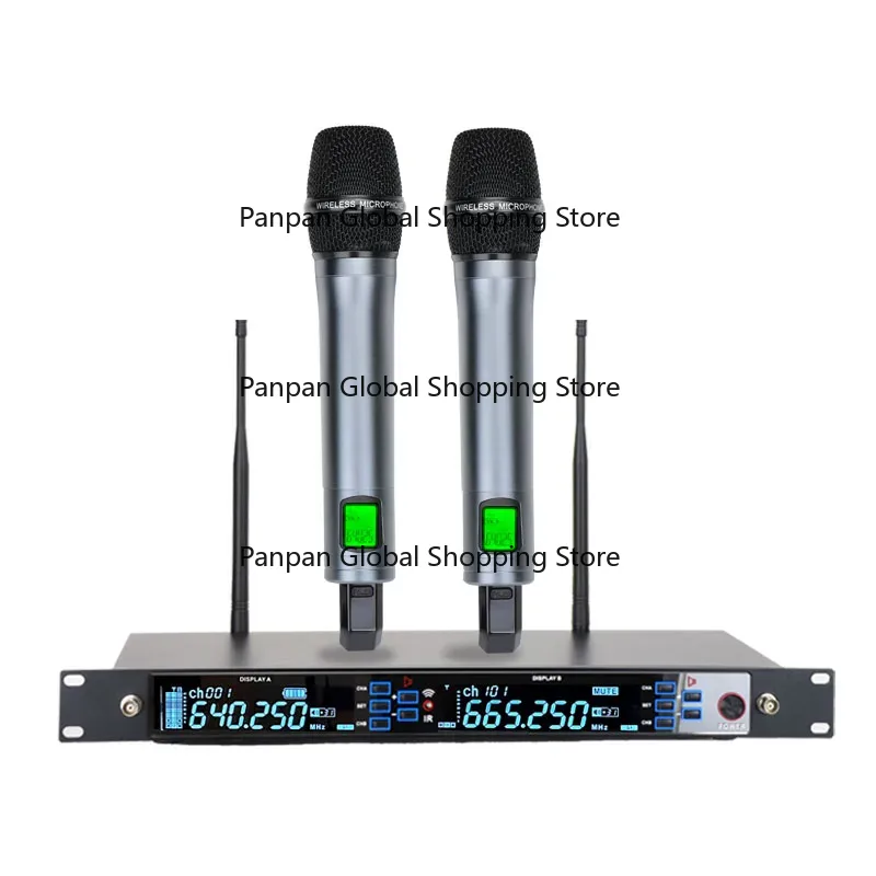 Shure Mic Sm58 - ระบบไมโครโฟนไร้สาย 2 ช่องสัญญาณ 2x100 UHF ปรับความถี่ได้