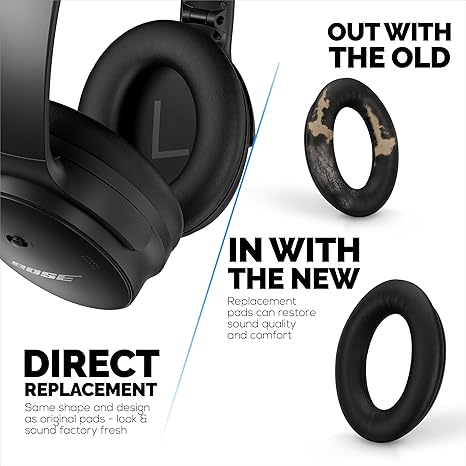 แผ่นรองหูฟังสำรองสำหรับหูฟัง B - Bose Headphone Qc45 บทวิจารณ์และราคา